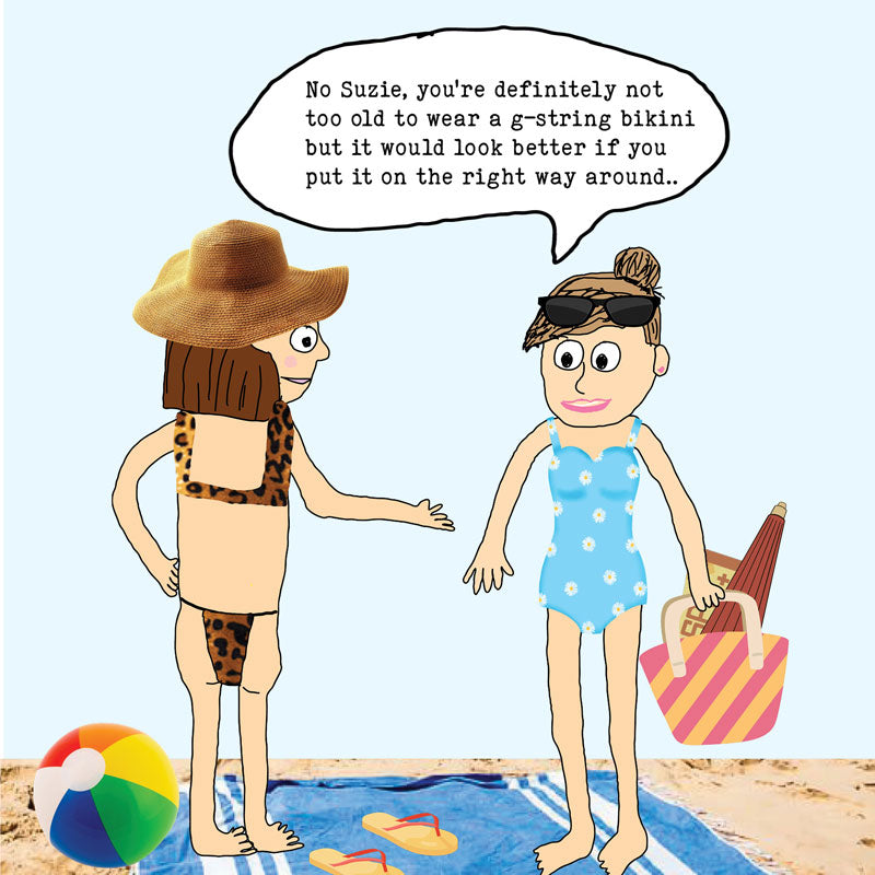 Lucy Loves Life Card - Never Too Old For Leopard Print