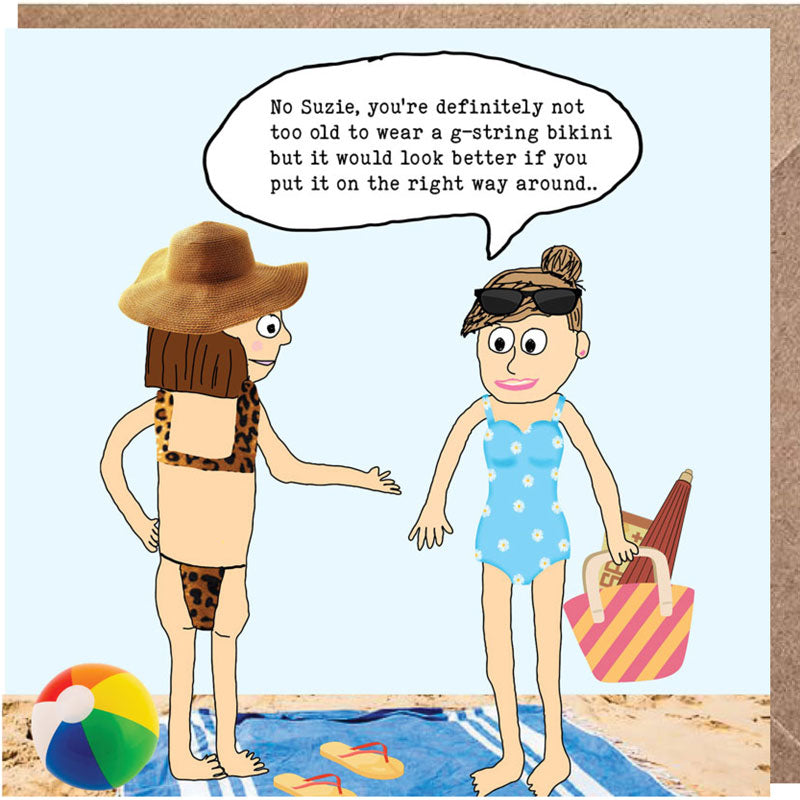 Lucy Loves Life Card - Never Too Old For Leopard Print