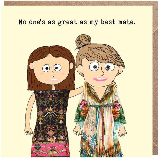 Lucy Loves Life Card - My Best Mate
